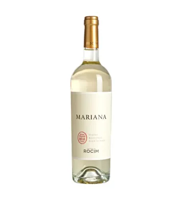 Herdade Rocim Mariana Branco Garrafa de vinho branco Herdade do Rocim Mariana Branco, vinho regional alentejano, Portugal.