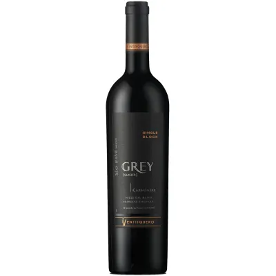 Grey Single Block Carmenere Garrafa Grey Single Block Carmenere – vinho tinto chileno intenso, elegante e complexo.