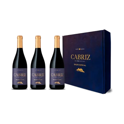 Garrafa Cabriz Edição Especial – tinto do Dão elegante, equilibrado e de grande finesse.