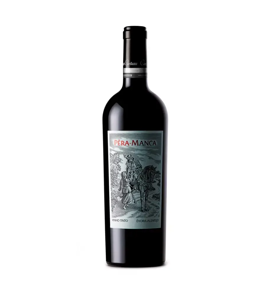 Garrafa Cartuxa Pêra-Manca Tinto – vinho do Alentejo intenso, elegante e de produção limitada.
