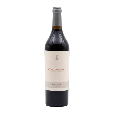 Garrafa Conde Vimioso Superior Tinto – tinto do Tejo elegante, concentrado e expressivo.