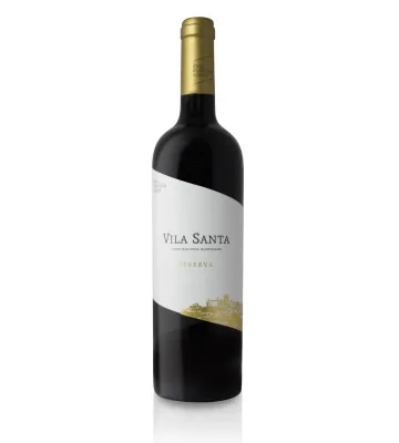 Garrafa Vila Santa Reserva Tinto – vinho alentejano elegante, estruturado e de grande equilíbrio.