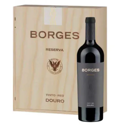 Conjunto Borges Dão Reserva Tinto Garrafa Borges Reserva Tinto Douro – tinto duriense equilibrado, elegante e com grande expressão de fruta.