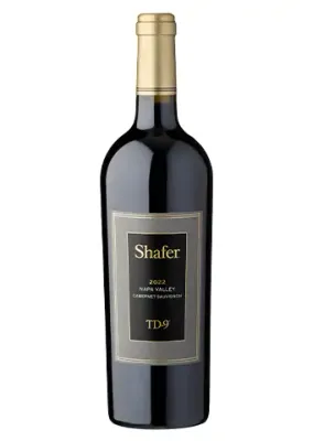 Garrafa de Shafer TD‑9 — vinho tinto encorpado da região de Napa Valley, Califórnia