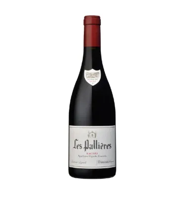 Garrafa de Domaine Les Pallières Gigondas Les Racines — vinho tinto encorpado da região do Rhône, França