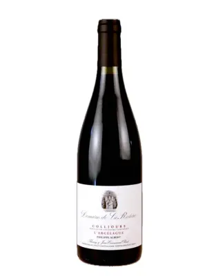 Garrafa de Domaine de la Rectorie L’Argelague Collioure — vinho tinto intenso e mineral do Roussillon