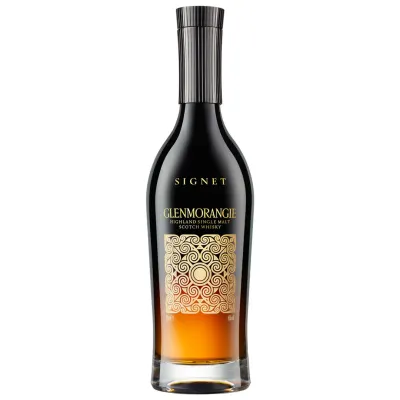 Garrafa Whisky Glenmorangie Signet – single malt escocês de luxo, intenso e sofisticado.