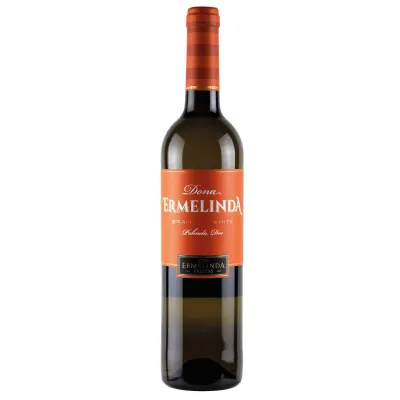 Casa Ermelinda Freitas - Vinho Branco Garrafa de vinho branco Casa Ermelinda Freitas DOC Palmela com medalha de prata Uva de Ouro 2023.