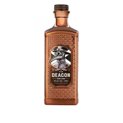 The Deacon Scotch Whisky Garrafa de Whisky The Deacon, single malt escocês defumado e sofisticado.