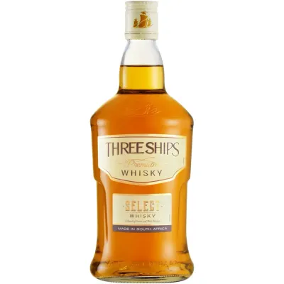Three Ships 3 Year Old Premium Select Whisky Three Ships 3 Year Old Premium Select Whisky 750ml garrafa de whisky sul-africano
