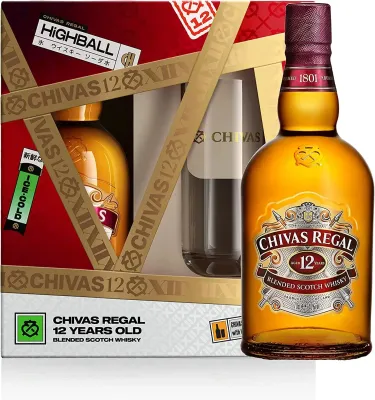 Whisky Chivas Regal 12 Anos Gift Pack Chivas Regal 12 Anos Gift Pack – Whisky escocês blended de 12 anos, com notas de mel, baunilha e maçã madura.