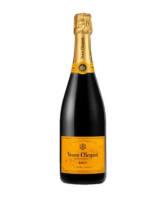 Veuve Clicquot Yellow Label Brut 75cl Garrafa de Champanhe Veuve Clicquot Yellow Label Brut 75cl com rótulo amarelo icônico e design sofisticado.