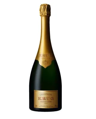 Krug Grande Cuvée Brut Garrafa de Krug Grande Cuvée Brut, champanhe de prestígio e excelência.