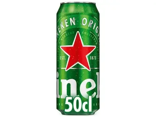 Heineken Puro Malte Lager 24-Pack 500ml Lata Pack com 24 latas de 500ml da cerveja Heineken Puro Malte Lager, refrescante e equilibrada.