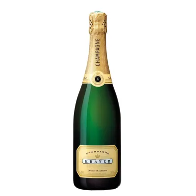 Krayer Tradição Brut Champagne Cuvée garrafa champagne francês