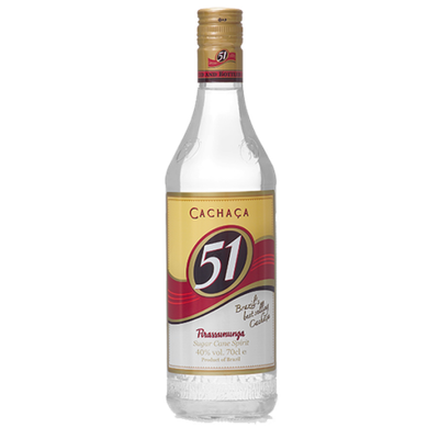 Cachaça 51 garrafa clássica 700ml Brasil