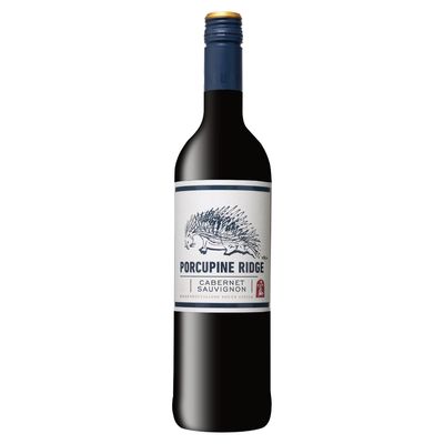 Porcupine Ridge Cabernet Sauvignon Tinto Boekenhoutskloof Porcupine Ridge Cabernet Sauvignon Tinto, vinho tinto sul-africano da Região Costeira, com notas de frutos