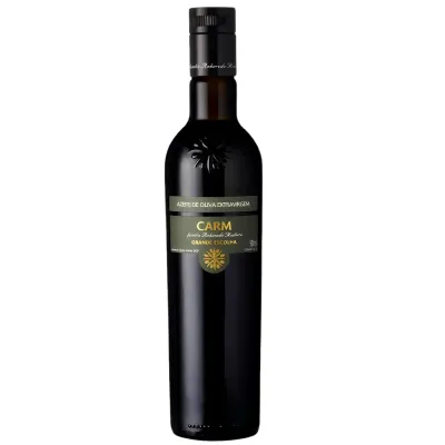 Azeite Extra Virgem Carm Grande Escolha 500ml Azeite virgem extra CARM Grande Escolha 500 ml, de produção biológica, elaborado com azeitonas Madural, Verdeal e Negrinha, n
