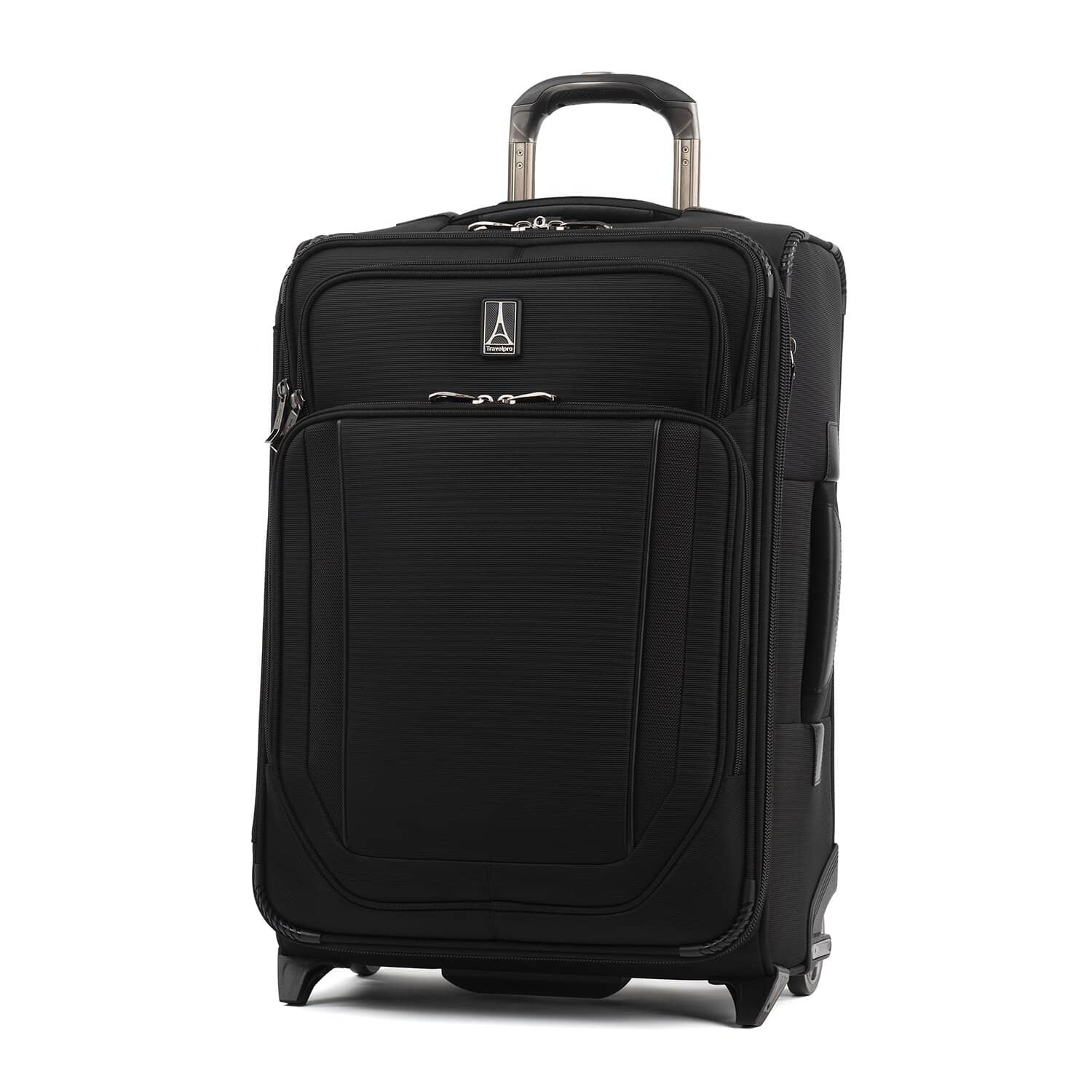 TP Crew VersaPack Max Carry-On Expandable Rollaboard Jet Black