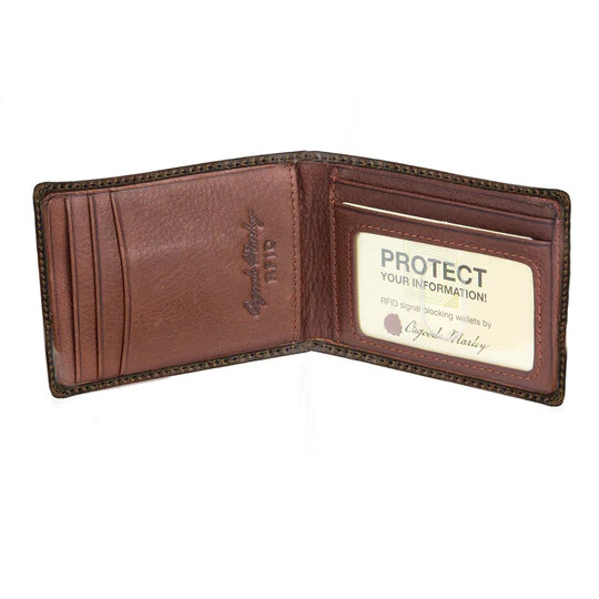 1310 RFID Magnetic Money Clip Wallet Distressed