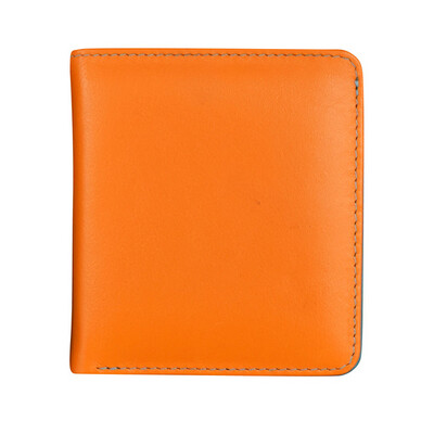 (ili) 7831 Mini Bi-Fold Wallet Papaya/Turquoise