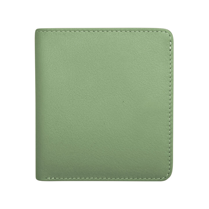 (ili) 7831 Mini Bi-Fold Wallet - Sage/Eggplant