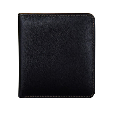 (ili) 7831 Mini Bi-Fold Wallet Black/Toffee
