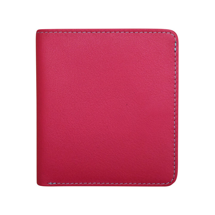 (ili) 7831 Mini Bi-Fold Wallet Indian Pink/Turquoise