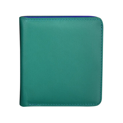 (ili) Mini Bifold Wallet 7831 AQUA/COBALT