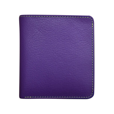 (ili) 7831 Mini Bi-Fold Wallet Purple/ Pear