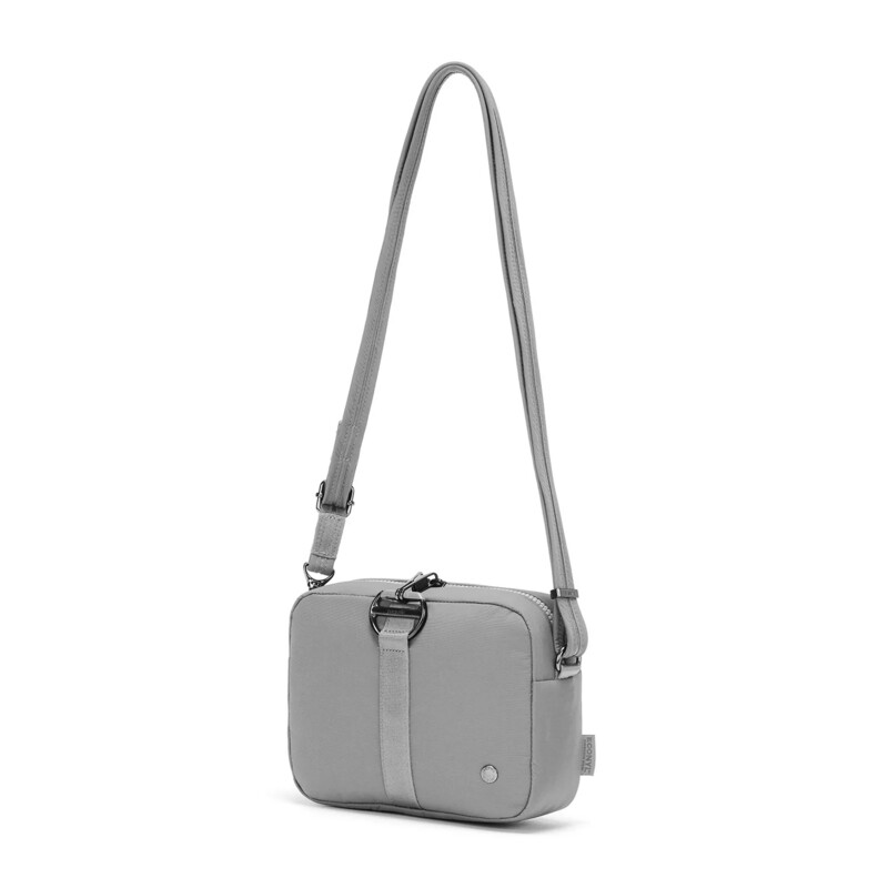 Pacsafe Citysafe CX square crossbody ECONYL® GRAVITY GRAY