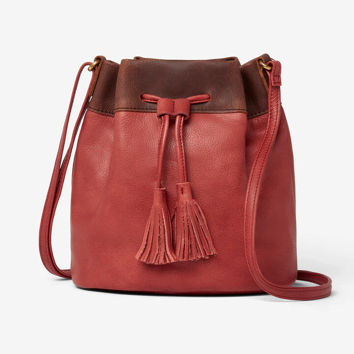 OM 7132 Drawstring Hobo Henna