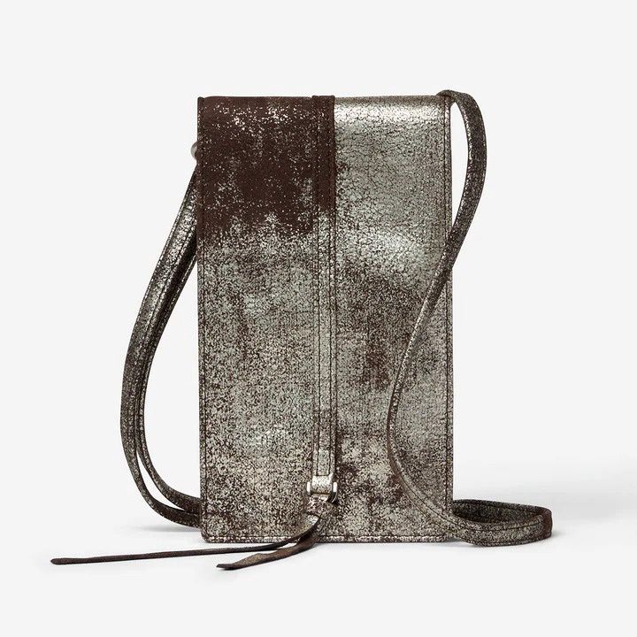 Posh Phone Pocket Burnished Metal