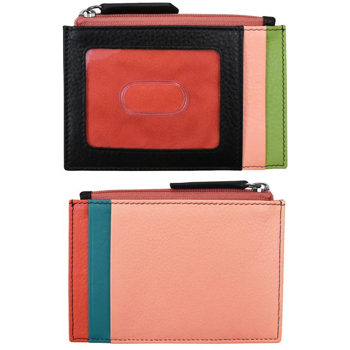 7416 Zip I.d. Card Case - Peach