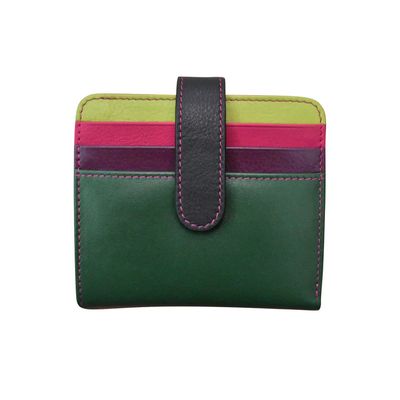 7301 Bi-Fold Credit Card Wallet/ Forest Multi