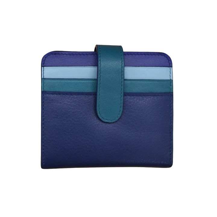 ili Small Bifold Wallet 7301 DENIM MULTI