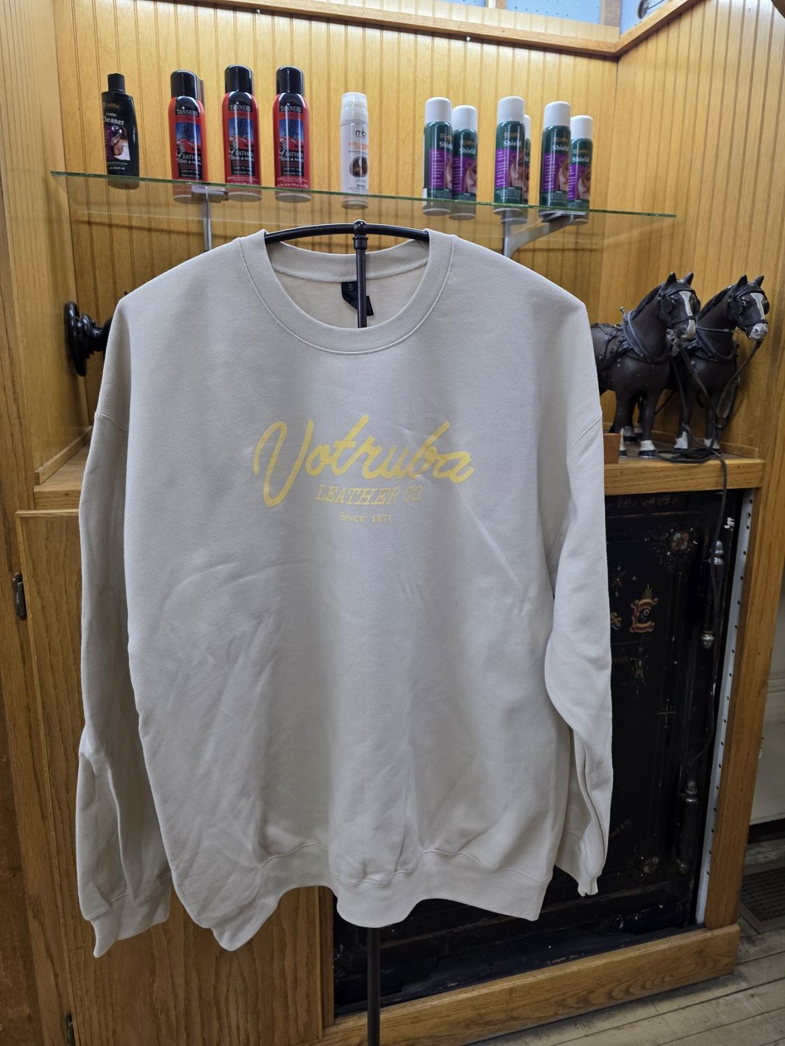 Votruba Original Crew Sweater, Size: S, color: Beige