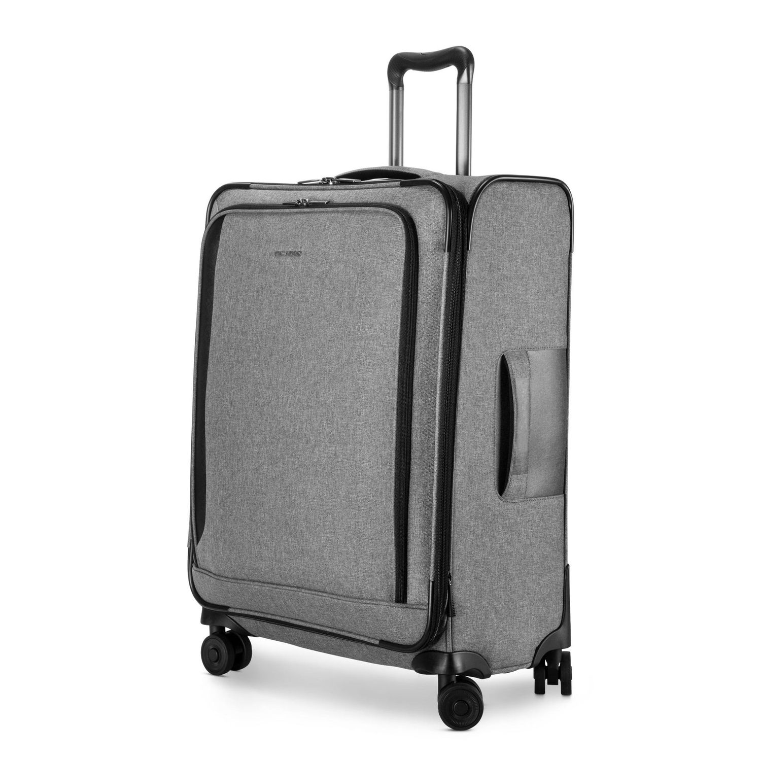 Malibu Bay 3.0 Softside Medium Check-In Expandable Spinner, color: Stellar Gray