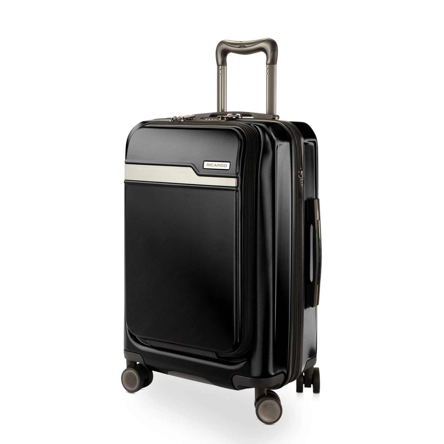 Ricardo Brentwood 21" Carry-On Hardside, With/Without Pocket: With Pocket, color: Onyx