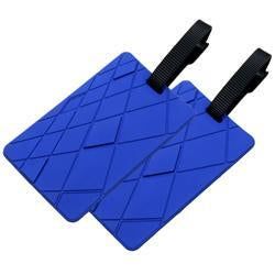 Voltage Valet Luggage Tag - Textures - 2 Pack - Blue