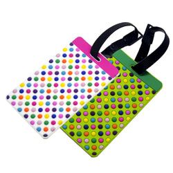 Luggage Tag-Textures - 2 Pack GREEN