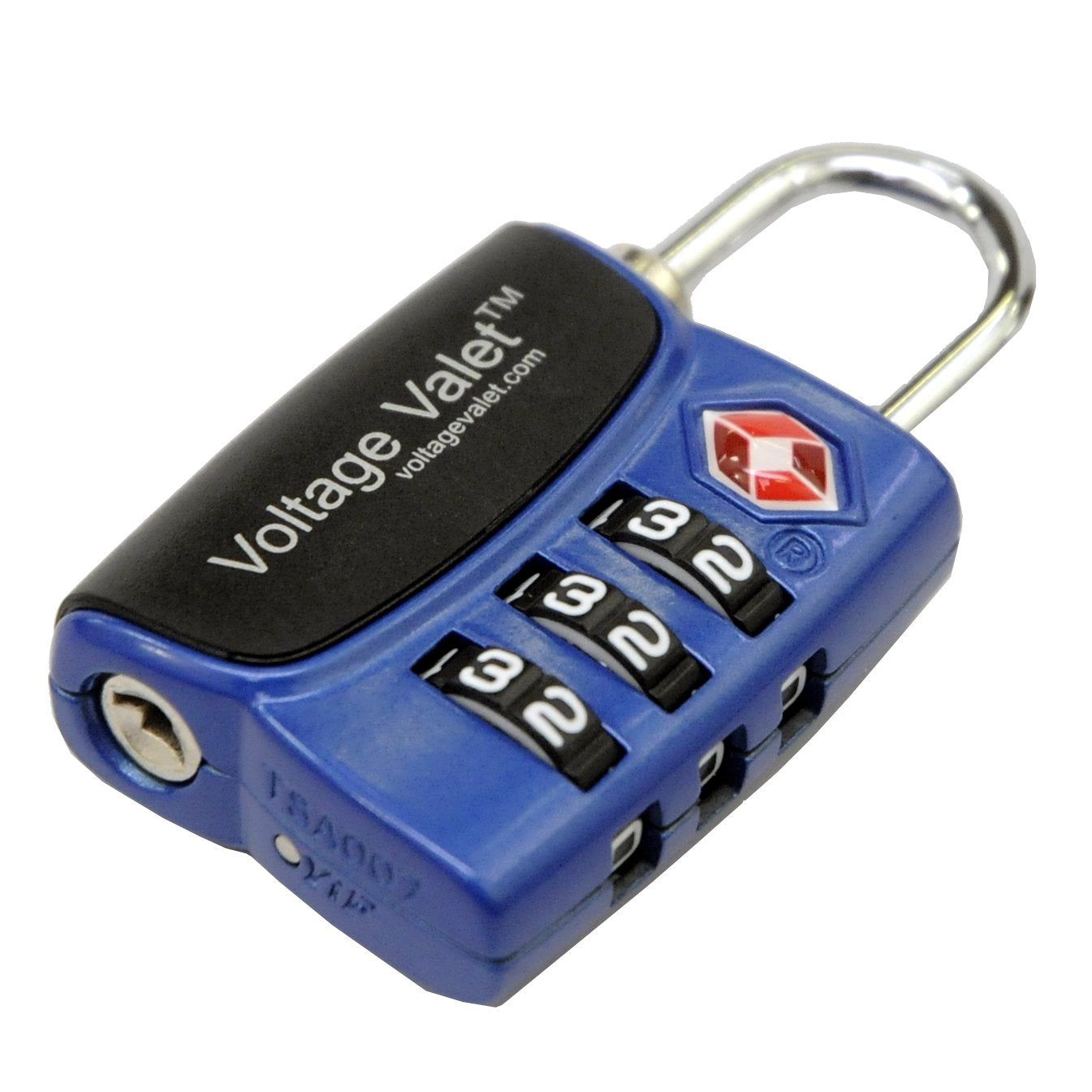 Voltage Valet 3 Dial TSA Indicator Combination Lock - Blue