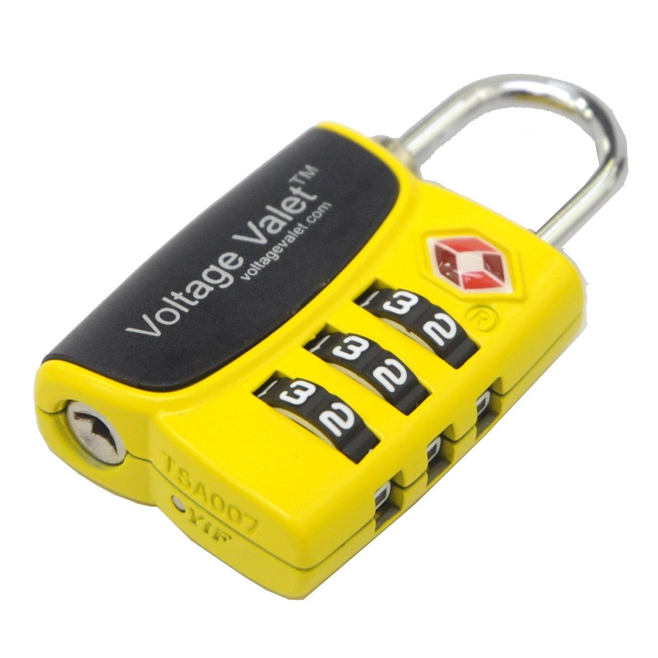 Voltage Valet 3 Dial TSA Indicator Combination Lock - Yellow