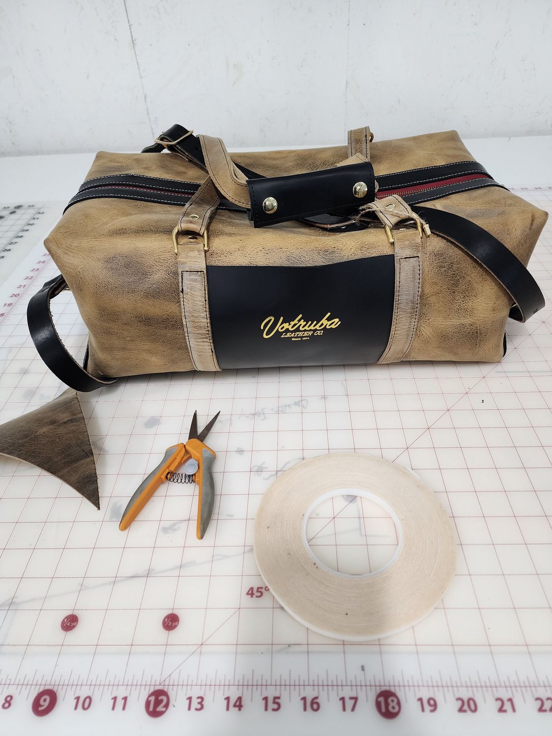 Votruba Square Duffel, Colour: Natural