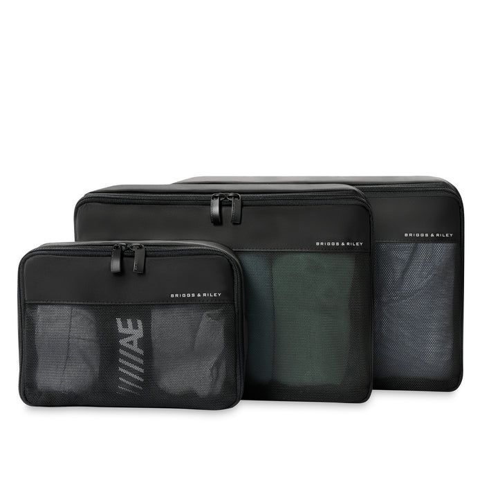Briggs &amp; Riley Travel Essentials Carry-On Compression Packing Cube Set, Size: Carry-On, color: Black