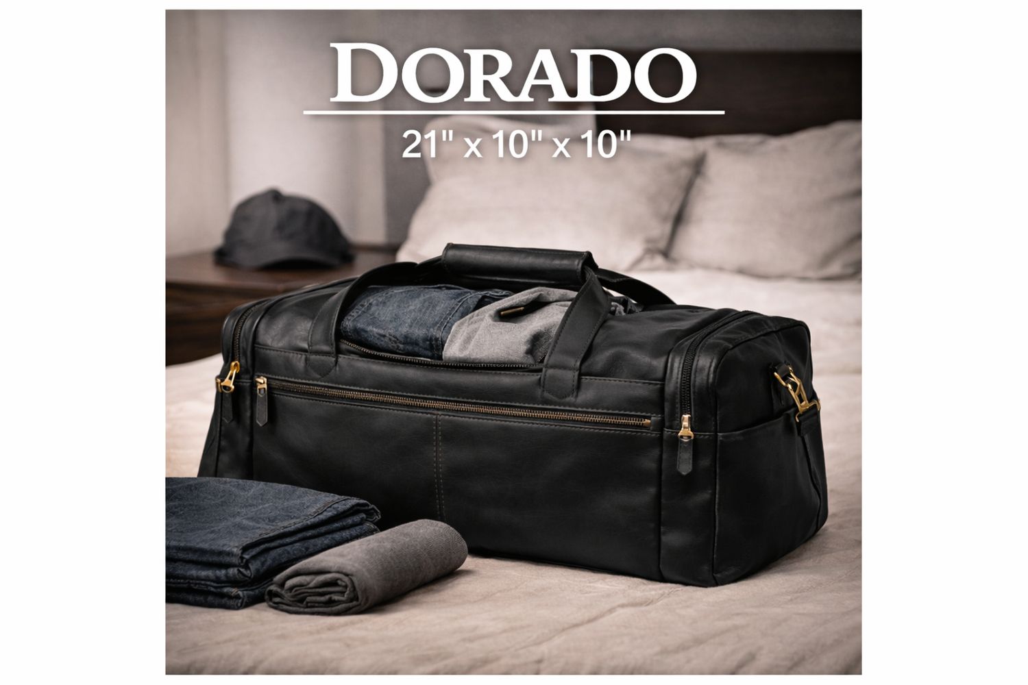 Dorado 765-538  21" Duffle, color: Black