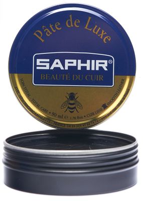 Saphir Pate de Luxe 50 ml black shoe polish
