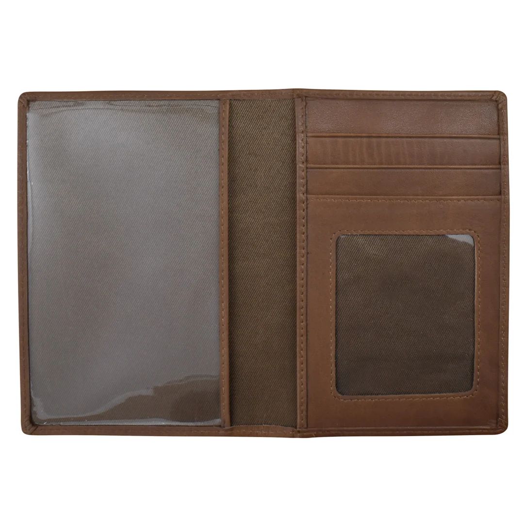 ili New York 6753 Passport Wallet ili New York 6753 Passport Wallet, color: Chocolate