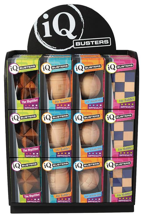 IQ Busters Wooden Puzzle display