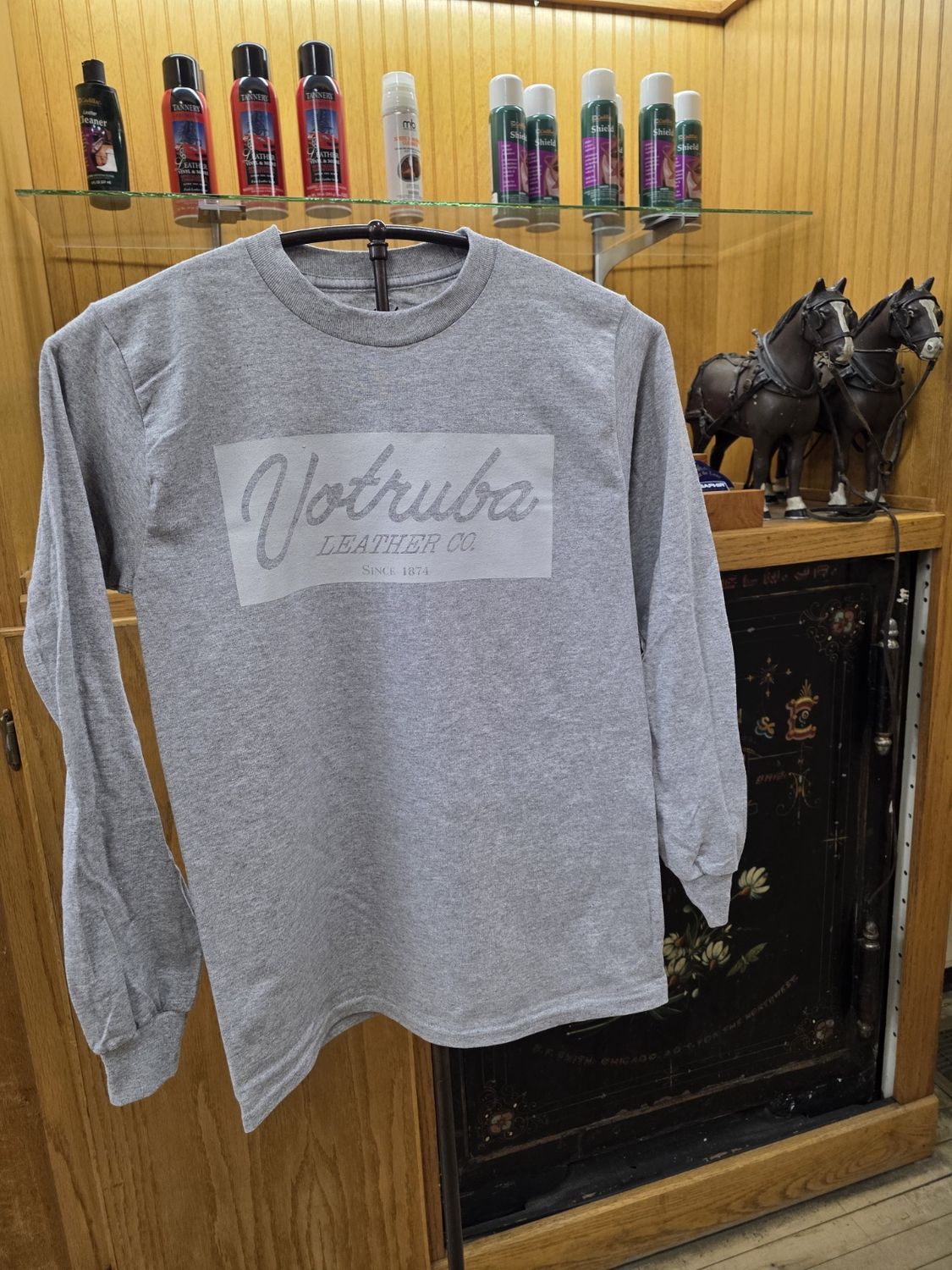 Votruba Original Long Steve Shirt, Size: S, color: Grey